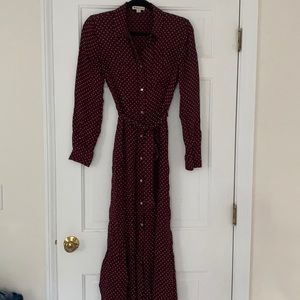 Whistles Margot Spot polka dot dress sz US4 UK8